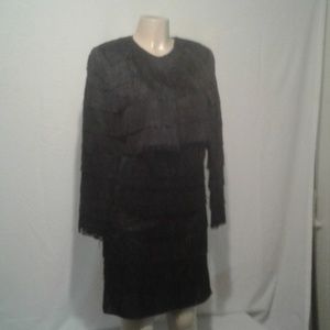 20's FLAPPER PARTY DRS W/ JACKET COCKTAIL FRINGE